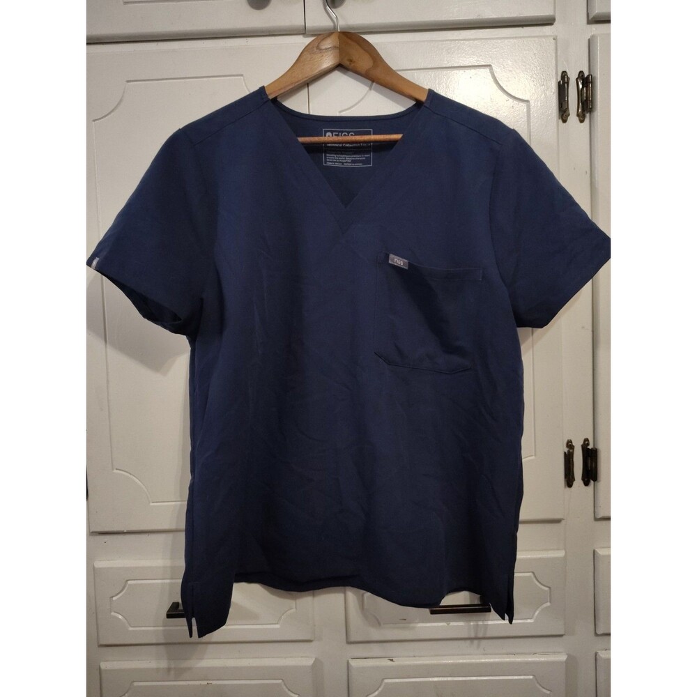 FIGS Womens XXL Navy Blue Catarina One Pocket Scrub Top